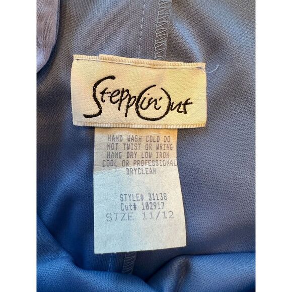 Vintage Blue Midi Dress Fits like a Size Small! - Picture 4 of 8